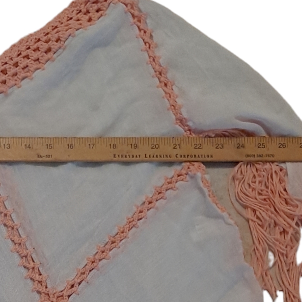 Beach By Exist Crocheted Top With Fringe Women's Size S/M - Picture 8 of 8